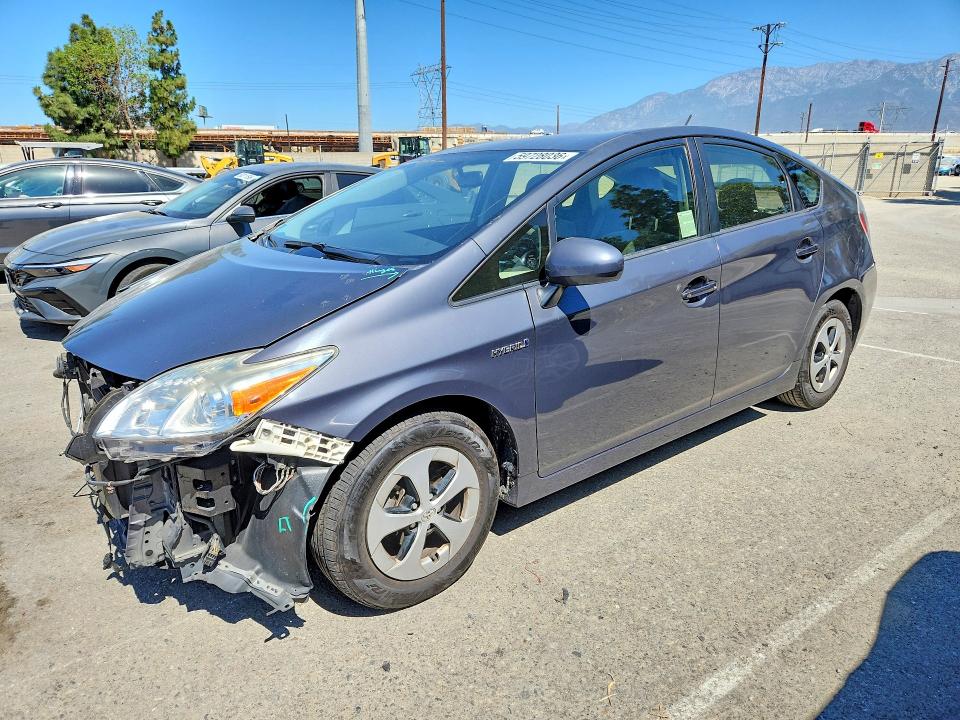 2015 Toyota Prius VIN JTDKN3DU2F0470967 COPART salvage auction — FRONT END, Ca - Salvage Certificate, sold $150 on 2026-07-21 (photo 1)