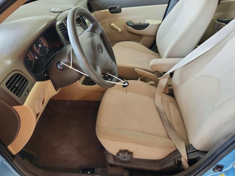 2009 Hyundai Accent VIN KMHCM46C39U298572 COPART salvage auction — REAR END, PA - CERTIFICATE OF SALVAGE, sold $375 on 2026-07-31 (photo 7)
