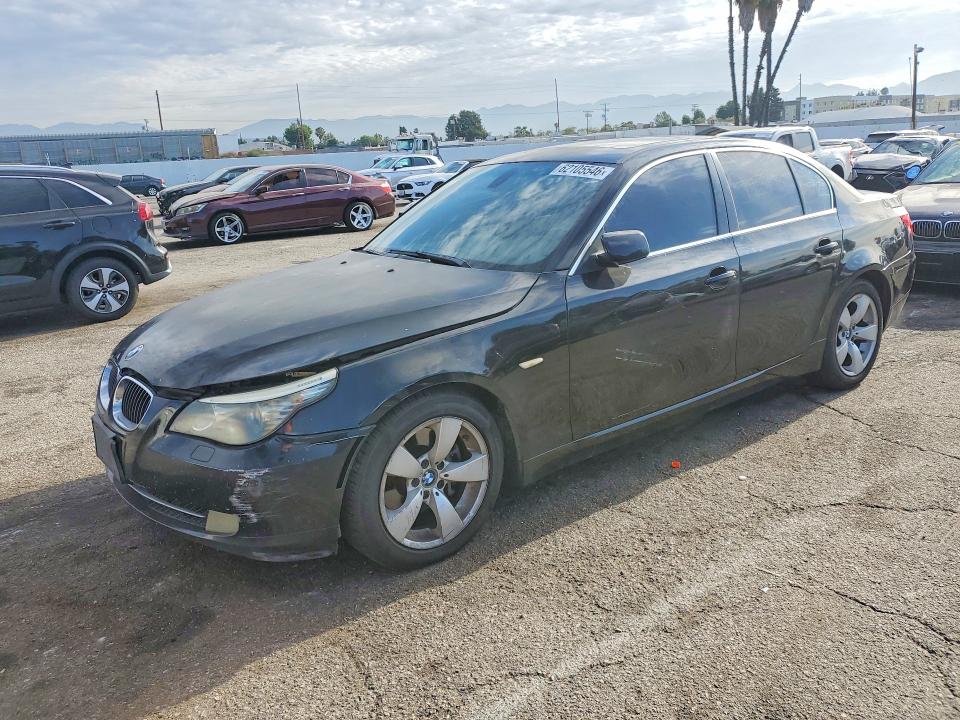 2008 BMW 5 series VIN WBANU53598C112690 COPART salvage auction — FRONT END, Ca - Dis/Dlr/Exp App For Dup Clean, sold $100 on 2026-07-28 (photo 1)