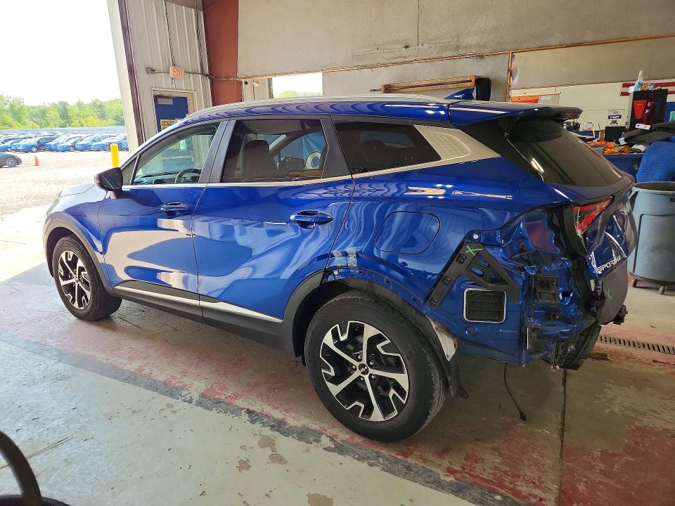 2023 Kia Sportage VIN 5XYK3CAF7PG013210 COPART salvage auction — REAR END, Ny - Mv-907A Salvage Certificate, sold $7,400 on 2026-07-20 (photo 2)