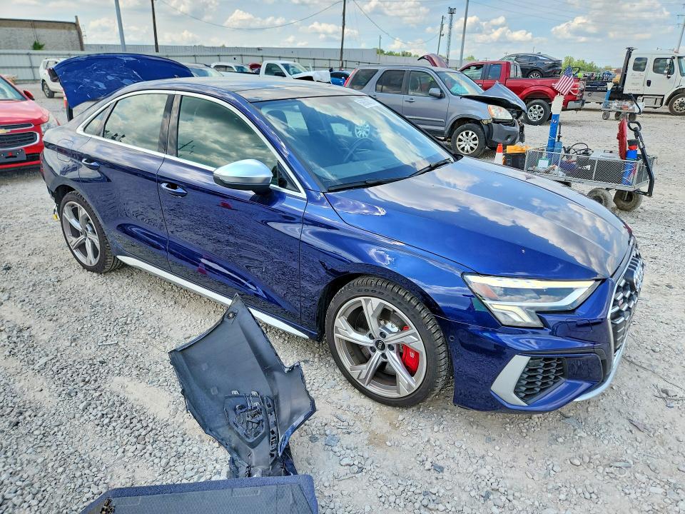 2023 Audi S3 VIN WAUH3DGY6PA053641 COPART salvage auction — REAR END, Oh - Certificate Of Title, sold $1,100 on 2026-07-31 (photo 4)