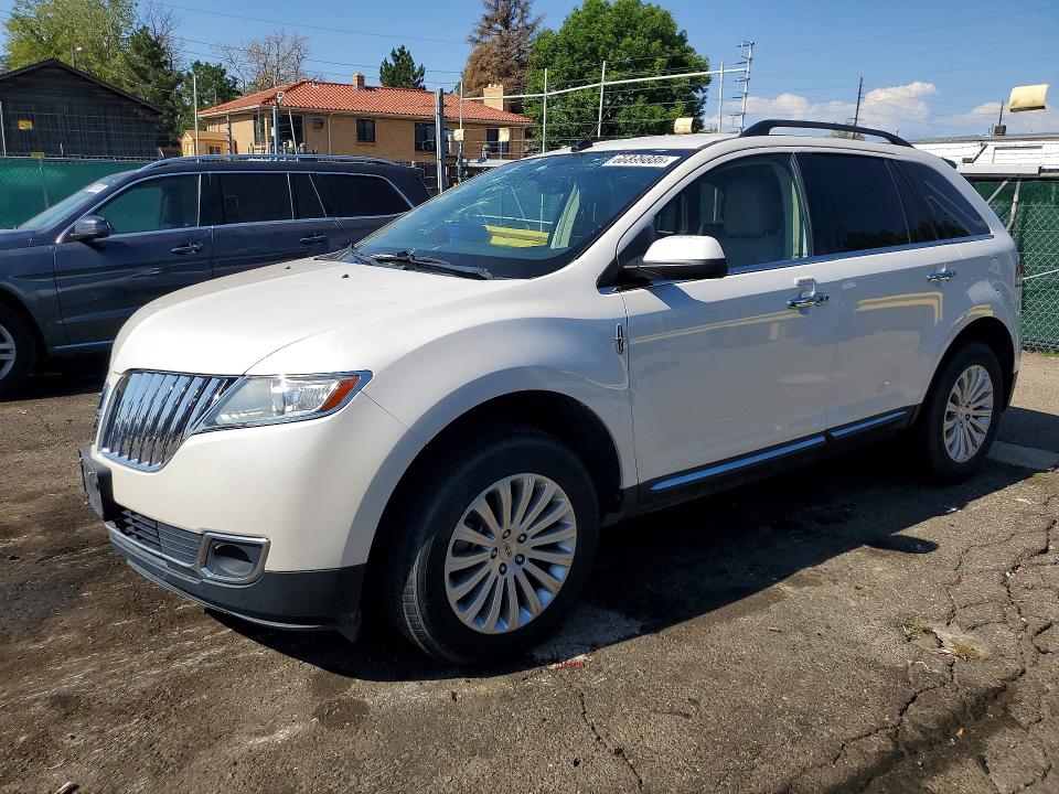2011 Lincoln Mkx VIN 2LMDJ6JK7BBJ23409 COPART salvage auction — HAIL, Co - Certificate Of Title, sold $1,850 on 2026-08-01 (photo 1)
