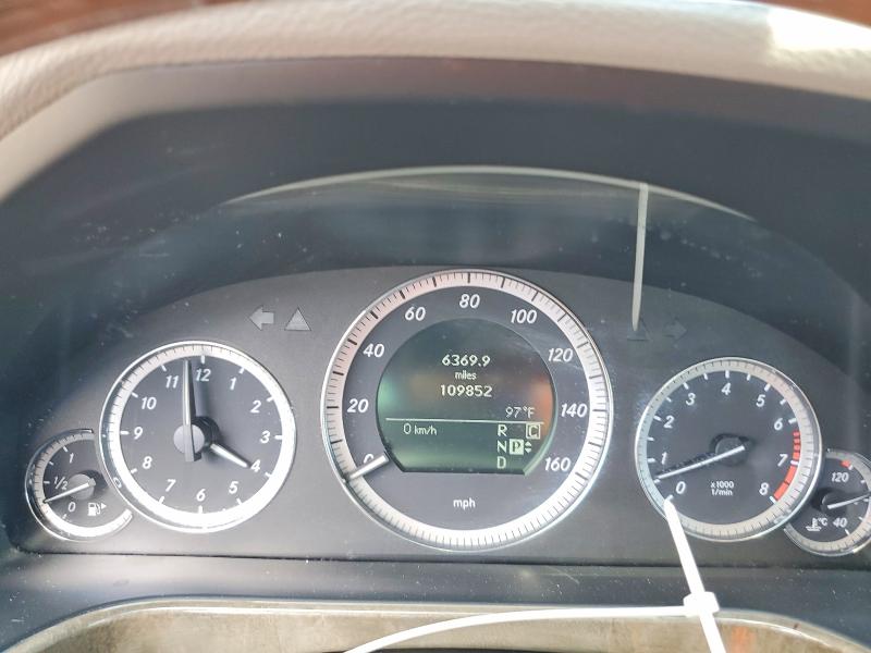 2010 Mercedes-benz E-class VIN WDDHF8HBXAA233004 COPART salvage auction — NORMAL WEAR, Fl - Cert Of Title-Rebuilt, sold $2,200 on 2026-08-03 (photo 9)