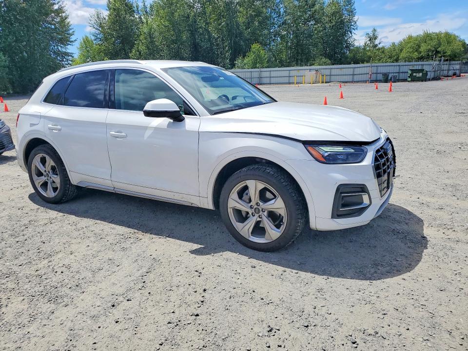 2021 Audi Q5 VIN WA1BAAFY8M2140326 COPART salvage auction — FRONT END, Wa - Bill Of Sale, sold $14,600 on 2026-07-20 (photo 4)