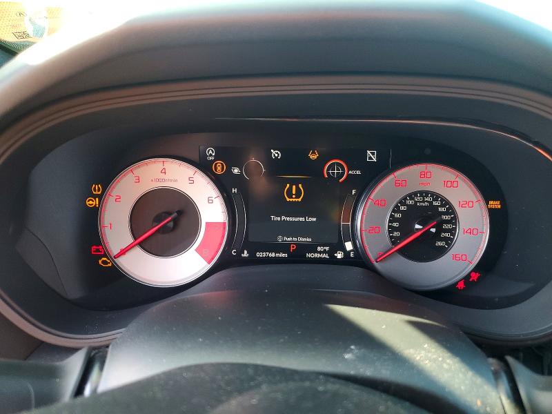 2023 Acura Tlx VIN 19UUB5F56PA005463 COPART salvage auction — VANDALISM, IL - SALVAGE CERTIFICATE, sold $14,500 on 2026-07-22 (photo 9)