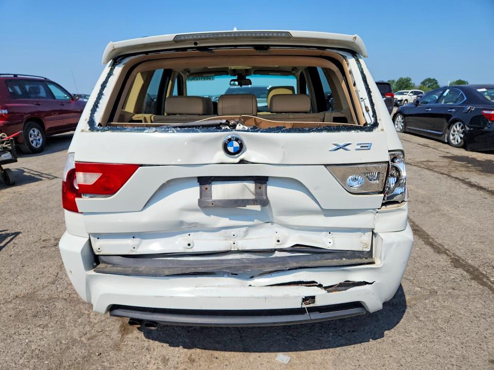 2006 BMW X3 VIN WBXPA93416WG90769 COPART salvage auction — REAR END, Pa - Certificate Of Salvage, sold $425 on 2026-07-10 (photo 6)