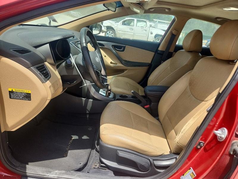 2012 Hyundai Elantra VIN KMHDH4AE8CU430234 COPART salvage auction — REAR END, Fl - Cert Of Title Slvg Rebuildable, sold $325 on 2026-07-21 (photo 7)