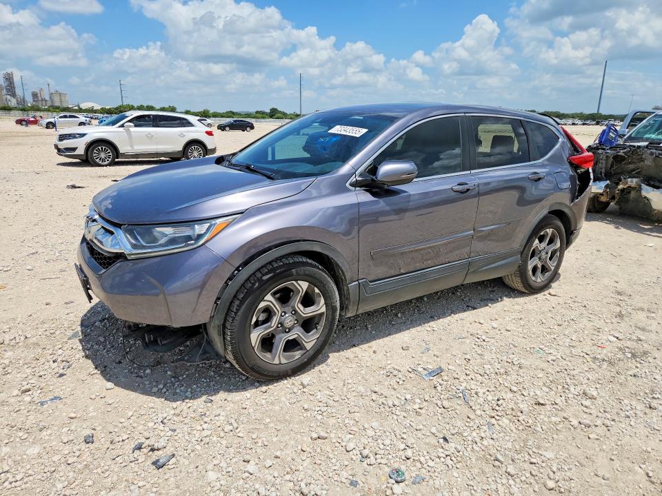 2018 Honda Cr-v VIN 7FARW1H83JE032177 COPART salvage auction — REAR END, Tx - Salvage Vehicle Title, sold $5,500 on 2026-07-16 (photo 1)