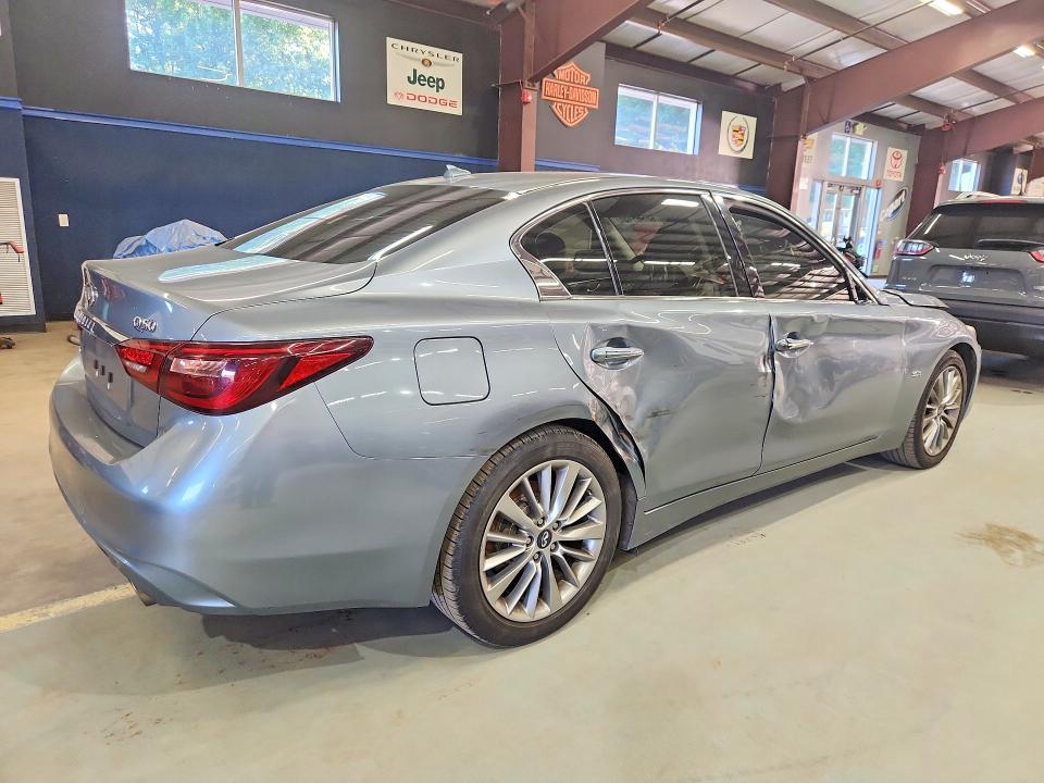 2018 Infiniti Q50 VIN JN1EV7AR8JM436508 COPART salvage auction — SIDE, Tn - Certificate Of Title (P), sold $4,450 on 2026-07-27 (photo 3)