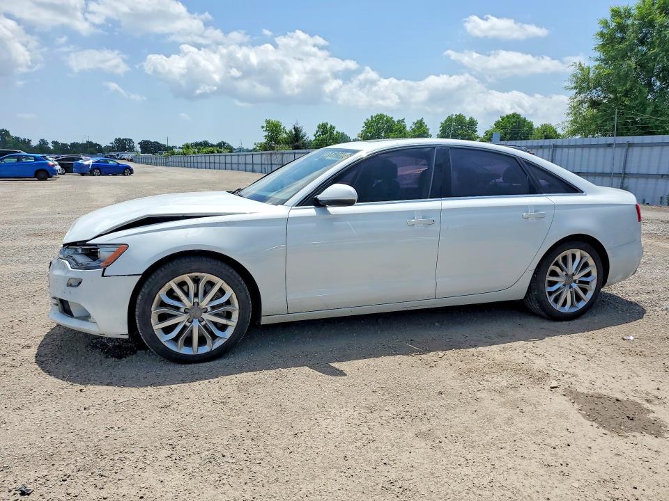 2012 Audi A6 VIN WAUHGCFC1CN121593 COPART salvage auction — FRONT END, On - Permit No Brand - Unfit, sold $1,100 on 2026-07-28 (photo 1)