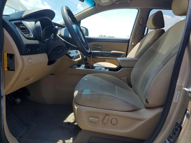 2015 Kia SEDONA VIN KNDMB5C11F6021278 COPART salvage auction — REAR END, Salvage Title, sold $550 on 2026-07-23 (photo 7)