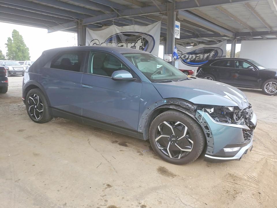 2024 Hyundai Ioniq 5 VIN KM8KN4DE5RU341953 COPART salvage auction — FRONT END, CA - SALVAGE CERTIFICATE, sold $10,500 on 2026-08-18 (photo 4)