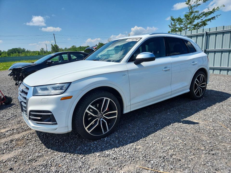 2018 Audi Sq5 VIN WA1C4AFYXJ2111949 COPART salvage auction — SIDE, ON - PERMIT NO BRAND - UNFIT, sold $5,200 on 2026-07-28 (photo 1)