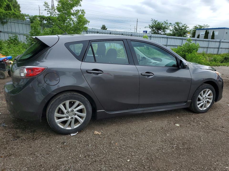 2012 Mazda 3 VIN JM1BL1L73C1571723 COPART salvage auction — UNDERCARRIAGE, ON - PERMIT NO BRAND - UNFIT, sold $400 on 2026-07-21 (photo 3)