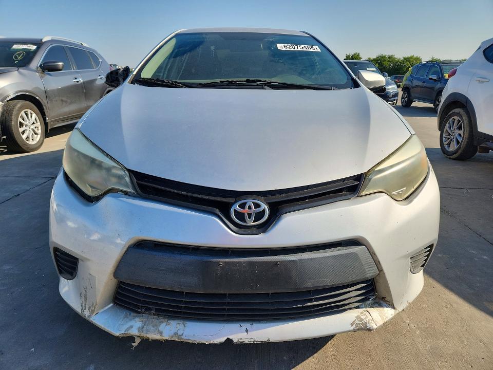 2014 Toyota Corolla VIN 5YFBURHE8EP010905 COPART salvage auction — SIDE, TX - CERTIFICATE OF TITLE (P), sold $2,100 on 2026-07-27 (photo 5)