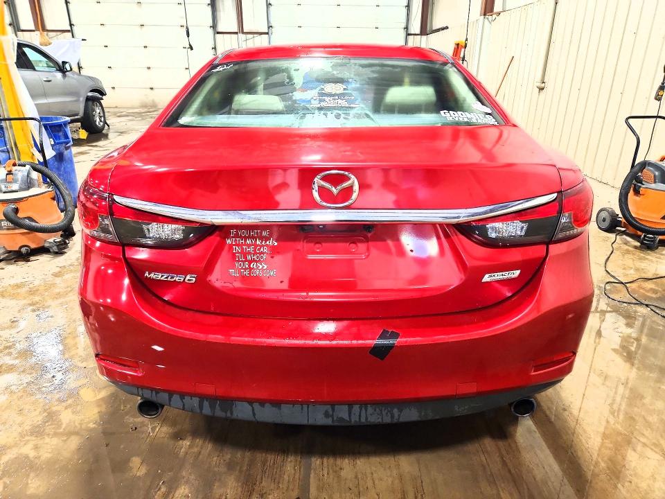 2015 Mazda 6 VIN JM1GJ1V68F1165246 COPART salvage auction — FRONT END, Pa - Certificate Of Salvage, sold $725 on 2026-07-24 (photo 6)