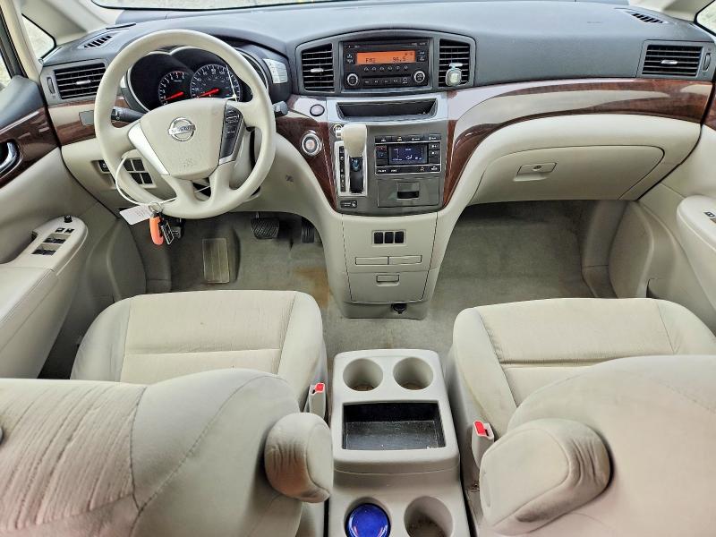 2013 Nissan Quest VIN JN8AE2KP8D9066667 COPART salvage auction — FRONT END, Ca - Salvage Certificate, sold $875 on 2026-07-15 (photo 8)