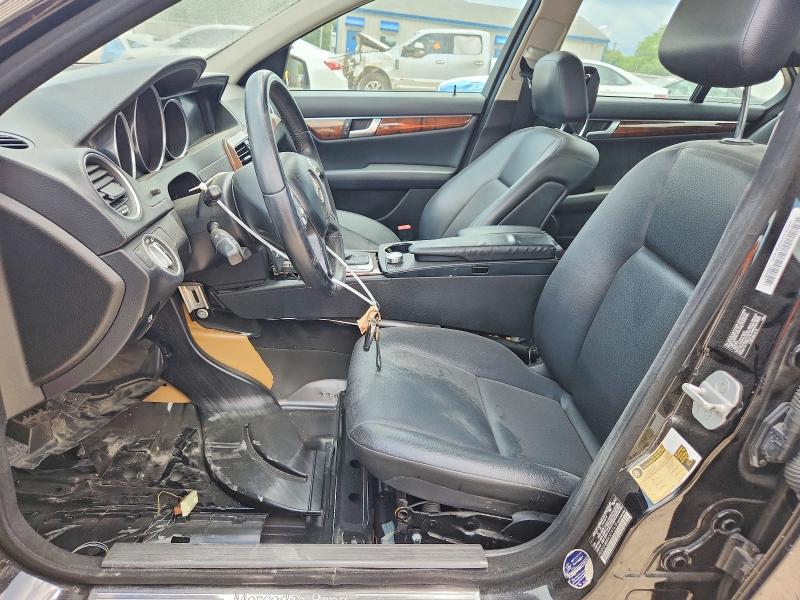2012 Mercedes-benz C class VIN WDDGF8BB4CR191678 COPART salvage auction — NORMAL WEAR, Ga - Certificate Of Title, sold $200 on 2026-07-31 (photo 7)