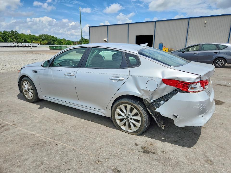 2018 Kia Optima VIN 5XXGT4L37JG262763 COPART salvage auction — FRONT END, FL - CERT OF TITLE SLVG REBUILDABLE, sold $1,150 on 2026-07-27 (photo 2)