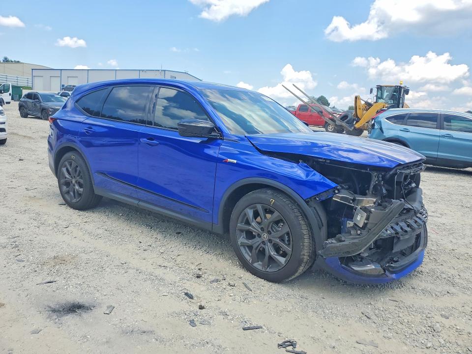 2024 Acura Mdx VIN 5J8YE1H08RL013977 COPART salvage auction — FRONT END, Ga - Cert Of Title-Salvage, sold $14,200 on 2026-09-02 (photo 4)