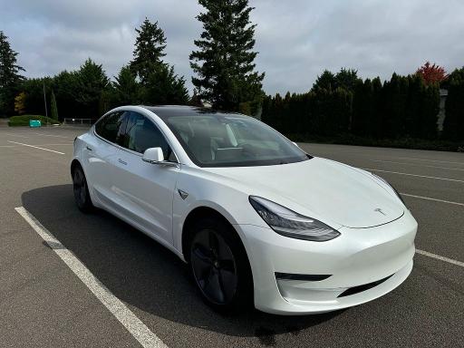 2020 Tesla Model 3 VIN 5YJ3E1EA9LF613004 COPART salvage auction — DAMAGE HISTORY, WA - CERT OF OWNERSHIP-REBUILT (P), sold $6,100 on 2026-07-31 (photo 1)