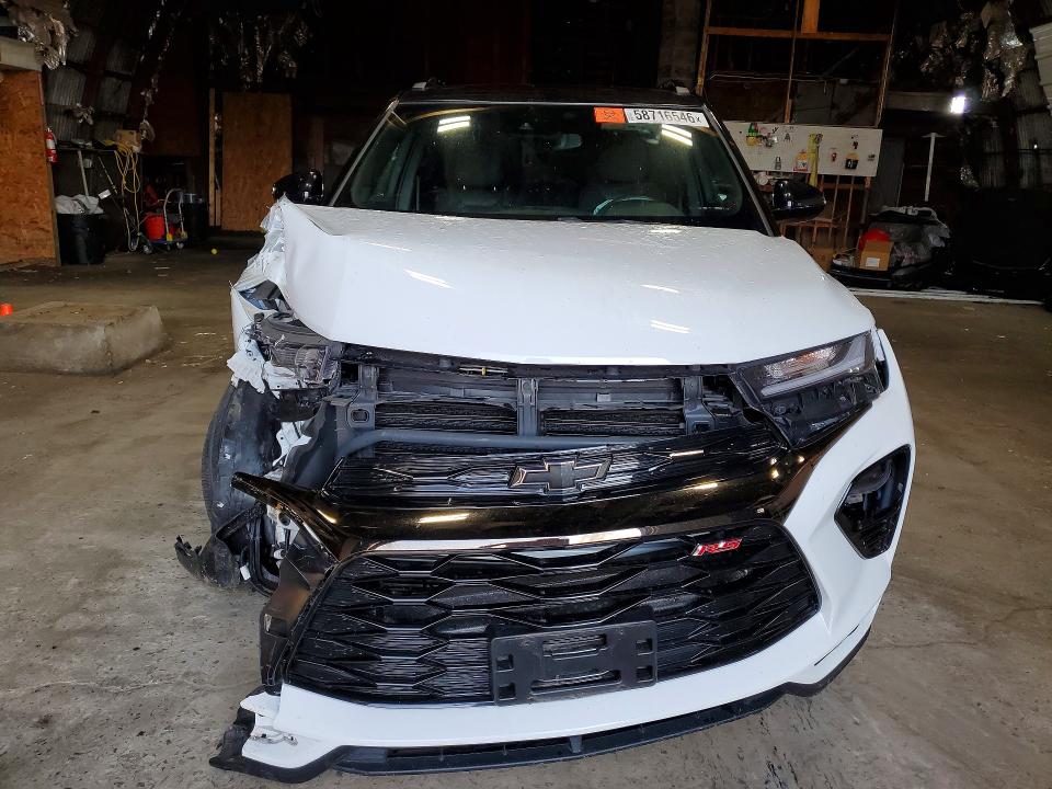 2023 Chevrolet Trailblazer VIN KL79MUSL9PB177300 COPART salvage auction — FRONT END, Ny - Mv-907A Salvage Certificate, sold $3,350 on 2026-07-13 (photo 5)
