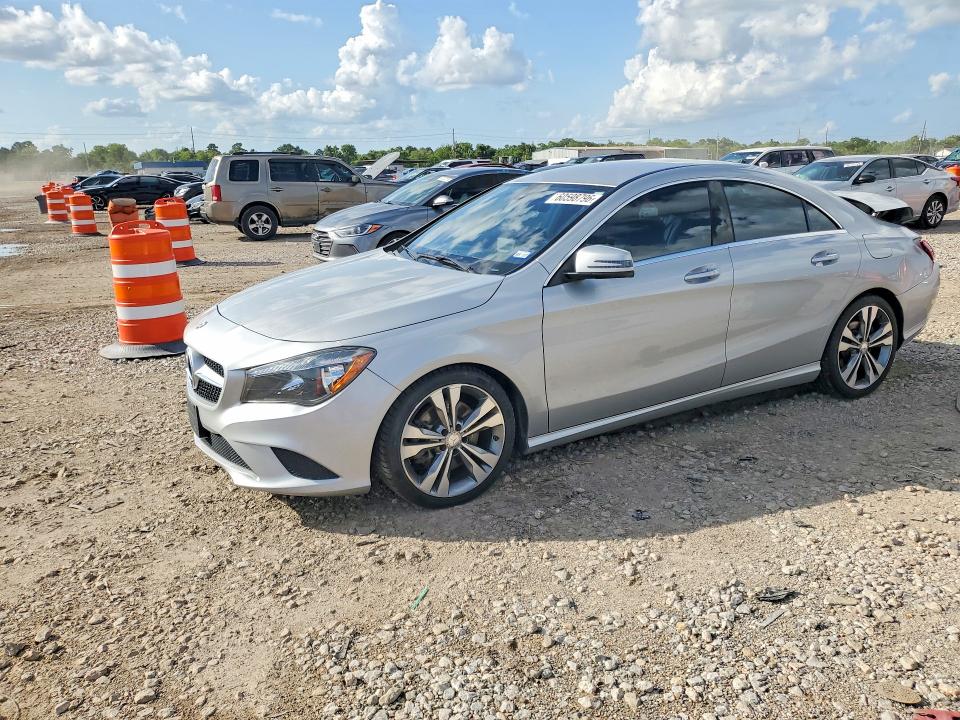 2015 Mercedes-benz Cla-klasse VIN WDDSJ4EB6FN193201 COPART salvage auction — REAR END, TX - SALVAGE VEHICLE TITLE (P), sold $2,550 on 2026-08-06 (photo 1)