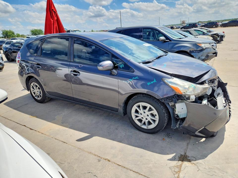 2016 Toyota Prius VIN JTDZN3EU9GJ055041 COPART salvage auction — FRONT END, Tx - Salvage Vehicle Title, sold $1,250 on 2026-07-27 (photo 4)