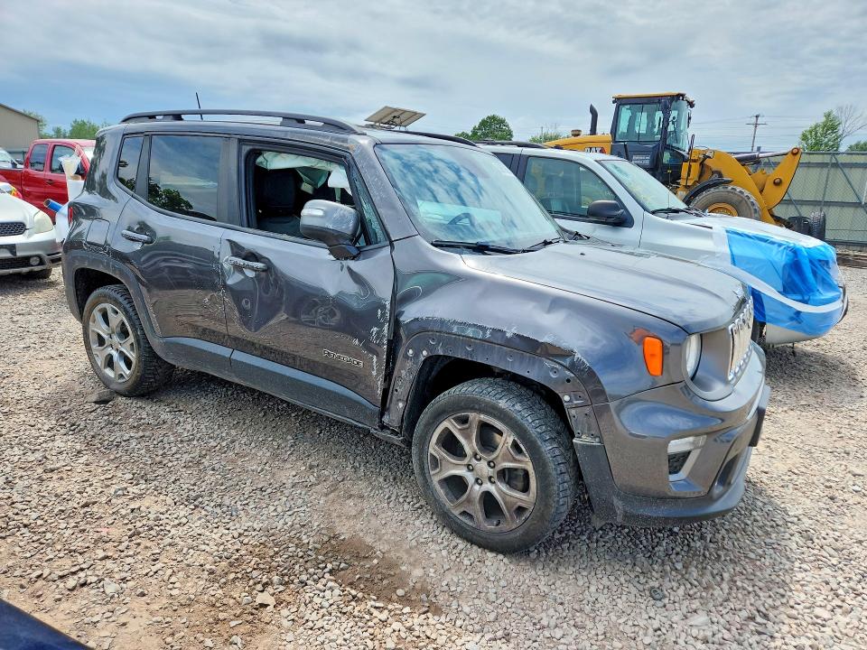 2020 Jeep Renegade VIN ZACNJBD13LPL70842 COPART salvage auction — FRONT END, Ny - Mv-907A Salvage Certificate, sold $1,550 on 2026-08-19 (photo 4)