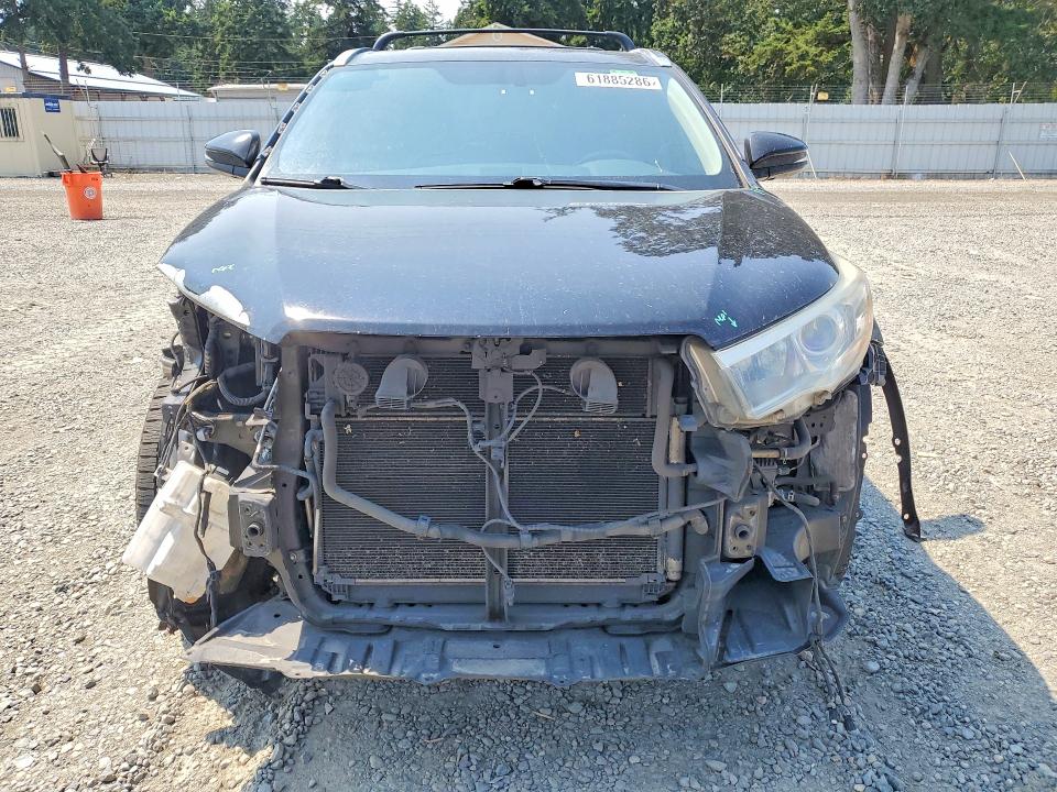 2016 Toyota VIN 5TDDCRFH6GS018603 COPART salvage auction — FRONT END, Salvage Title, sold $3,050 on 2026-07-31 (photo 5)