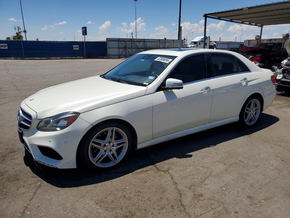 2014 Mercedes-benz E-klasse VIN WDDHF5KB5EA912319 COPART salvage auction — FRONT END, Tx - Salvage Vehicle Title, sold $5,600 on 2026-08-14 (photo 1)