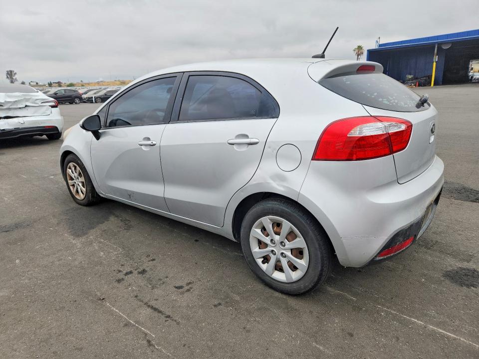 2014 Kia Rio VIN KNADN5A3XE6355414 COPART salvage auction — MECHANICAL, Ca - Dis/Dlr/Exp Only Clean Title, sold $475 on 2026-07-08 (photo 2)