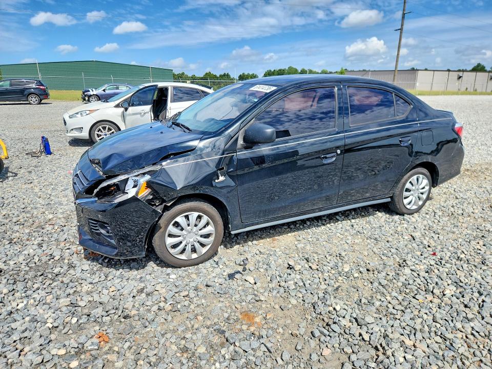 2023 Mitsubishi Mirage VIN ML32FUFJXPHF06483 COPART salvage auction — FRONT END, Ga - Cert Of Title-Salvage, sold $2,450 on 2026-08-25 (photo 1)