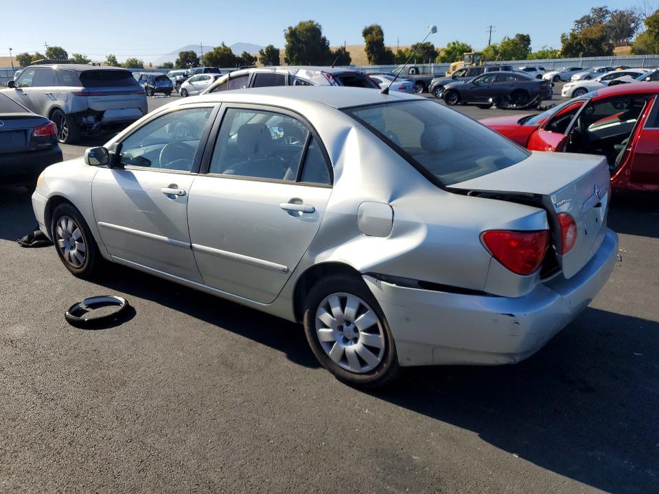 2003 Toyota Corolla VIN JTDBR32E230050329 COPART salvage auction — REAR END, CA - SALVAGE CERTIFICATE, sold $750 on 2026-07-27 (photo 2)