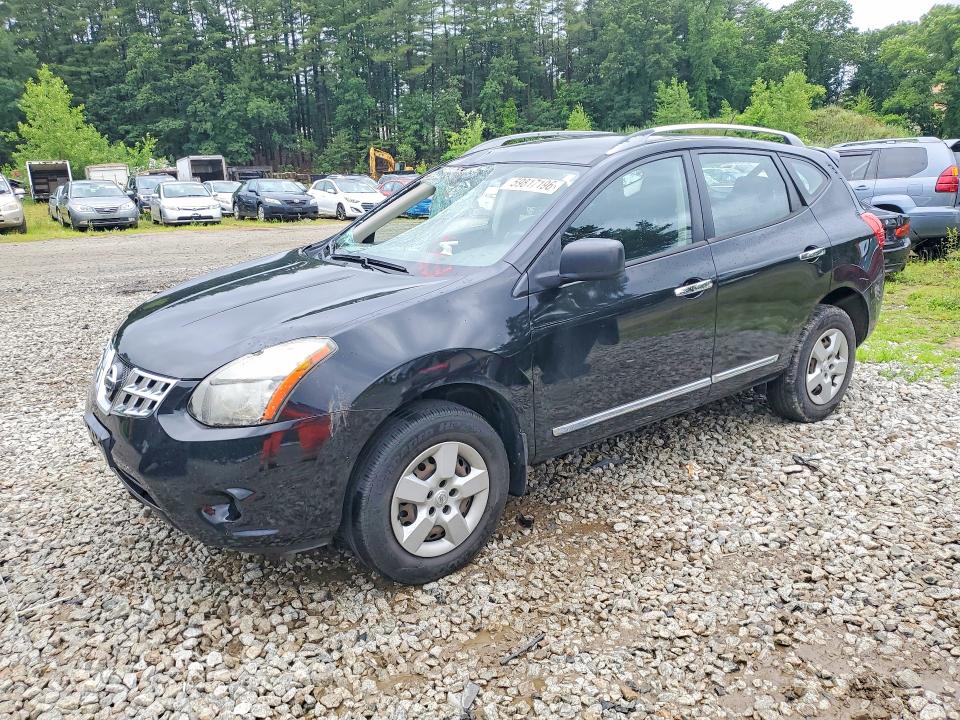 2014 Nissan Rogue VIN JN8AS5MV5EW704897 COPART salvage auction — ROOF, Ma - Cert Of Title-Reconstrctd Coll, sold $850 on 2026-07-15 (photo 1)