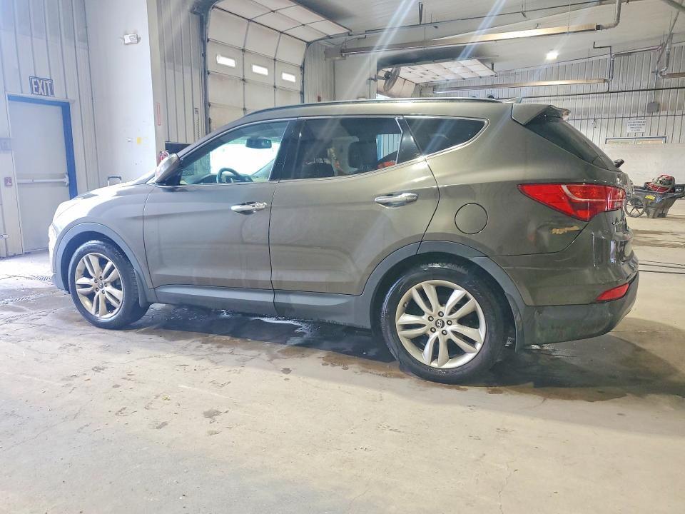2014 Hyundai Santa fe VIN 5XYZU3LA3EG185650 COPART salvage auction — REAR END, Pa - Certificate Of Salvage, sold $2,200 on 2026-07-16 (photo 2)