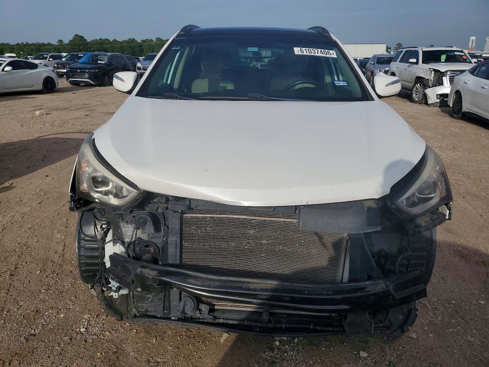 2015 Hyundai Santa fe VIN 5XYZU3LBXFG298151 COPART salvage auction — FRONT END, Tx - Salvage Vehicle Title, sold $2,800 on 2026-07-21 (photo 5)
