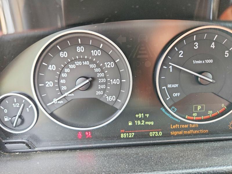 2015 BMW 3er VIN WBA3B5G52FNS14924 COPART salvage auction — FRONT END, PA - CERTIFICATE OF SALVAGE, sold $875 on 2026-07-30 (photo 9)