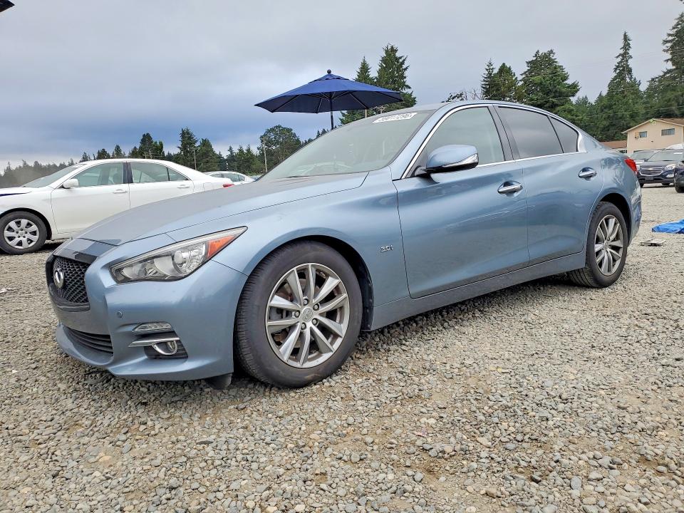 2016 Infiniti Q50 VIN JN1EV7AR4GM340349 COPART salvage auction — SIDE, Wa - Bill Of Sale, sold $4,050 on 2026-07-17 (photo 1)