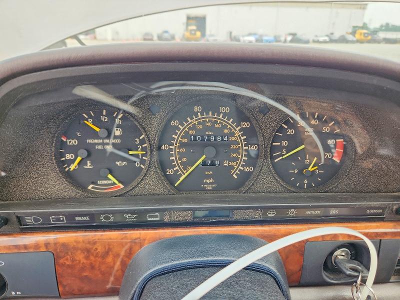 1987 Mercedes-benz VIN WDBCA39D8HA347176 COPART salvage auction — MECHANICAL, NJ - CERTIFICATE OF TITLE, sold $1,050 on 2026-07-27 (photo 9)