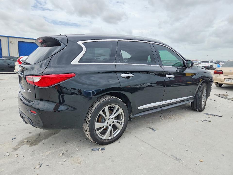 2013 Infiniti Jx VIN 5N1AL0MN4DC319970 COPART salvage auction — FRONT END, Tx - Salvage Vehicle Title, sold $650 on 2026-07-31 (photo 3)