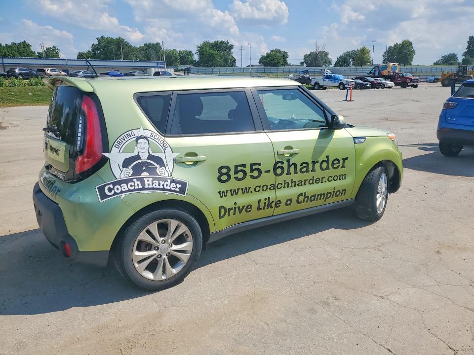 2014 Kia Soul VIN KNDJP3A55E7710599 COPART salvage auction — FRONT END, Mo - Certificate Of Title, sold $325 on 2026-07-19 (photo 3)