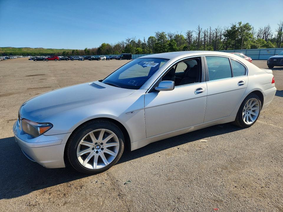 2003 BMW 7 series VIN WBAGL63493DP62115 COPART salvage auction — UNDERCARRIAGE, NY - MV-907A SALVAGE CERTIFICATE, sold $675 on 2026-08-03 (photo 1)