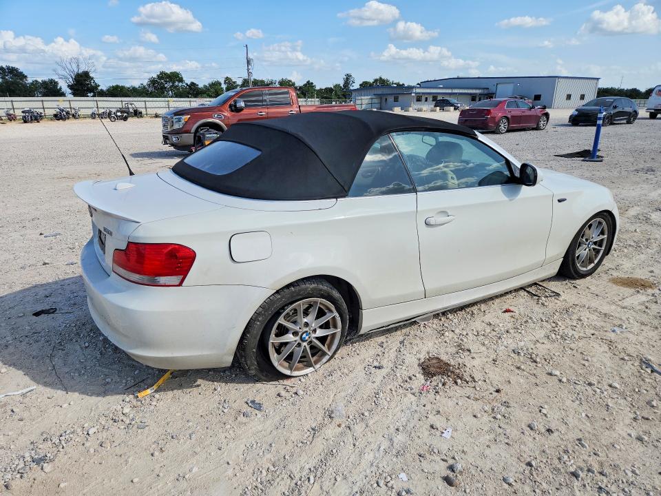 2010 BMW 1 series VIN WBAUN1C54AVH81819 COPART salvage auction — SIDE, TX - SALVAGE VEHICLE TITLE (P), sold $800 on 2026-07-16 (photo 3)