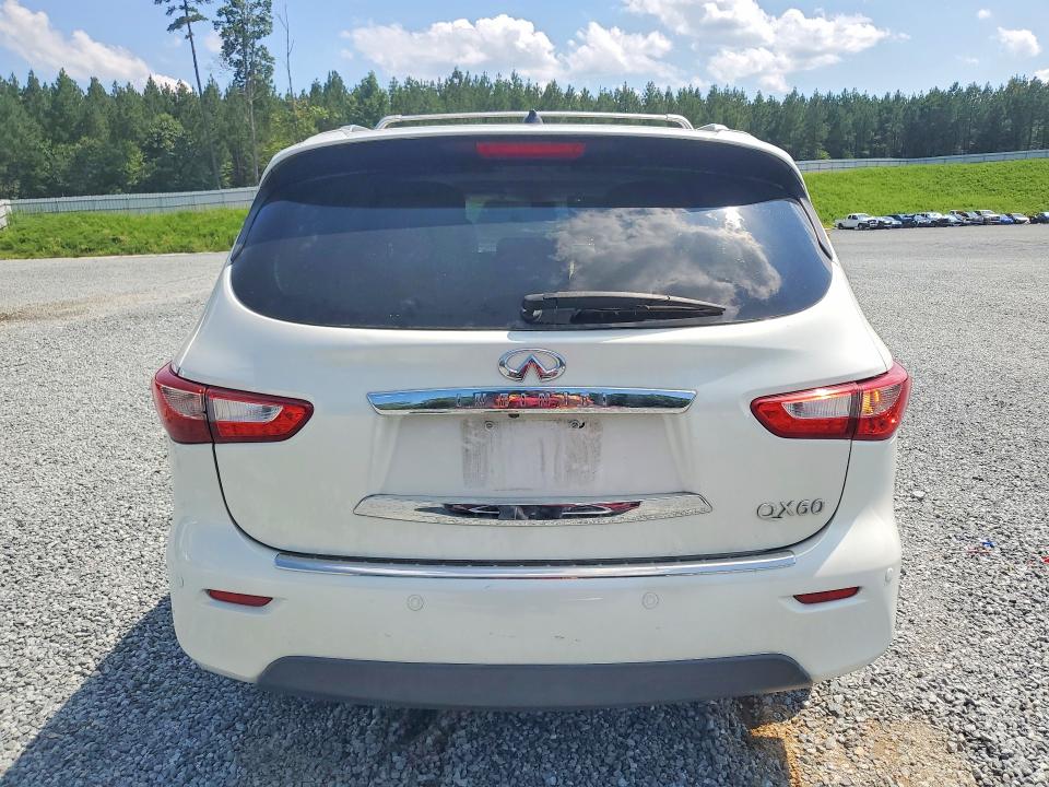 2014 Infiniti Qx60 VIN 5N1AL0MNXEC532987 COPART salvage auction — UNDERCARRIAGE, NC - SALVAGE CERTIFICATE OF TITLE (P), sold $200 on 2026-07-23 (photo 6)