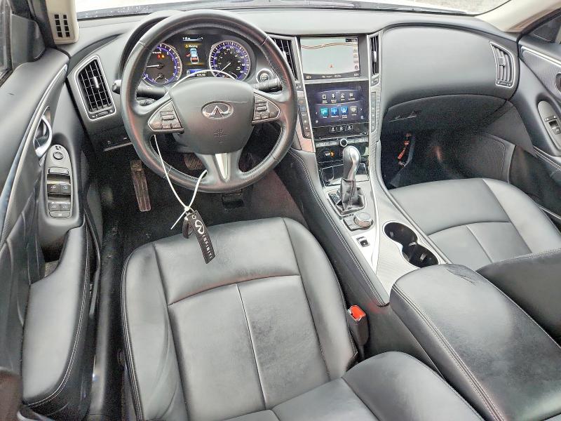 2017 Infiniti Q50 VIN JN1EV7AR6HM838294 COPART salvage auction — FRONT END, Ga - Cert Of Title-Salvage, sold $2,750 on 2026-09-09 (photo 8)