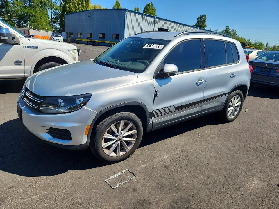 2017 Volkswagen Tiguan VIN WVGBV7AX2HK051719 COPART salvage auction — MECHANICAL, OR - CERT OF TITLE-RECONSTRUCTED, sold $750 on 2026-08-05 (photo 1)