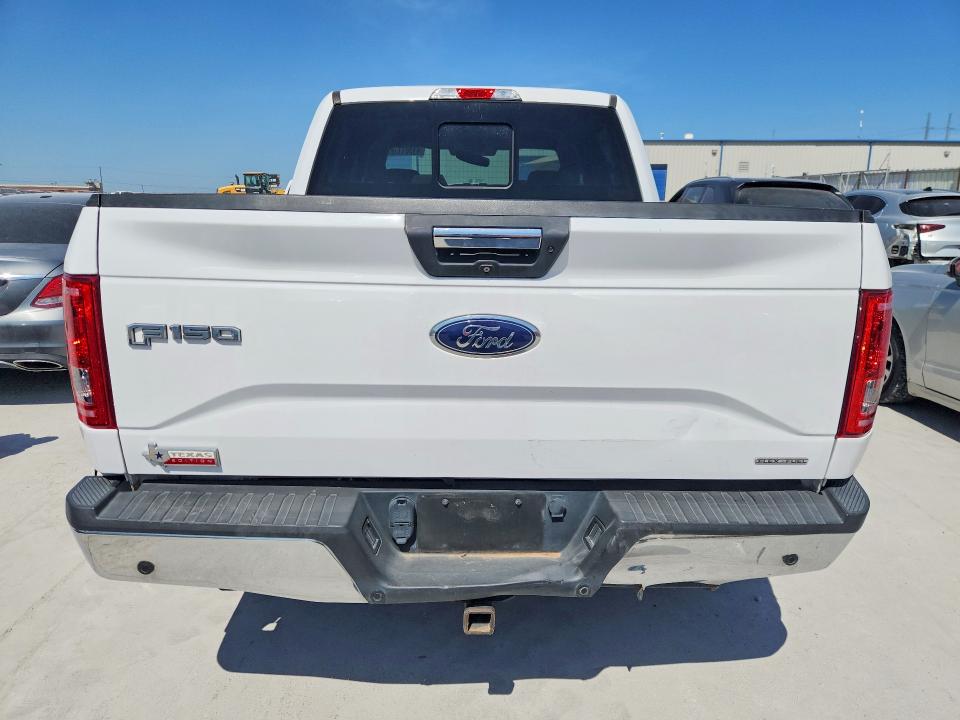 2016 Ford F-150 VIN 1FTEW1CF8GKF16356 COPART salvage auction — REAR END, Tx - Salvage Vehicle Title, sold $12,600 on 2026-07-31 (photo 6)