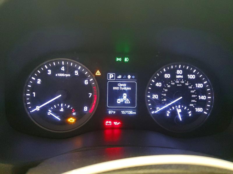 2018 Hyundai Tucson VIN KM8J3CA24JU637976 COPART salvage auction — REAR END, Pa - Cert Of Title, sold $2,900 on 2026-07-29 (photo 9)