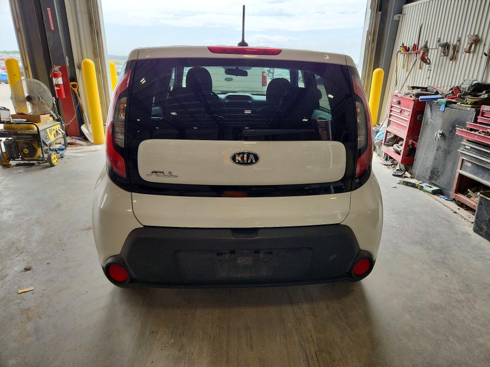 2015 Kia Soul VIN KNDJN2A20F7170506 COPART salvage auction — HAIL, Ne - Cert Of Title-Salvage, sold $1,000 on 2026-07-21 (photo 6)